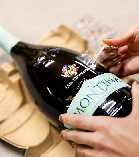 personalizzazione bottiglia franciacorta docg