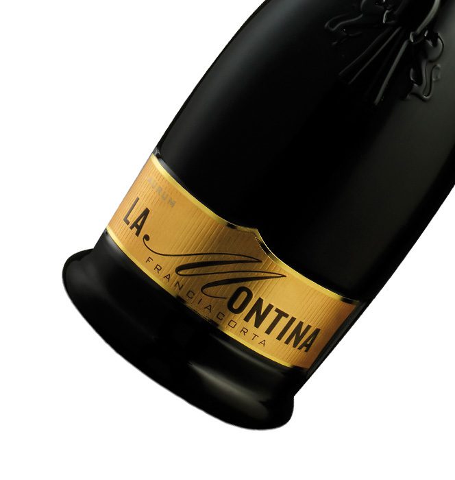 dettaglio etichetta Franciacorta Riserva Millesimato Brut Montina