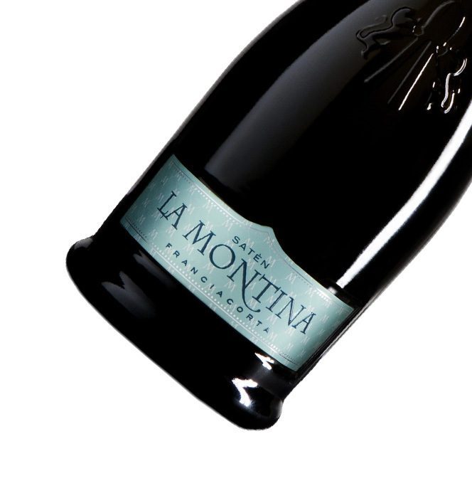 dettaglio etichetta saten 2015montina franciacorta