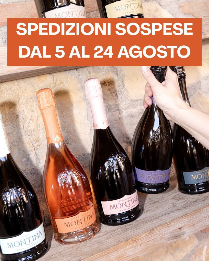 SPEDIZIONI SOSPESE DAL 5 AL 24 AGOSTO 2026